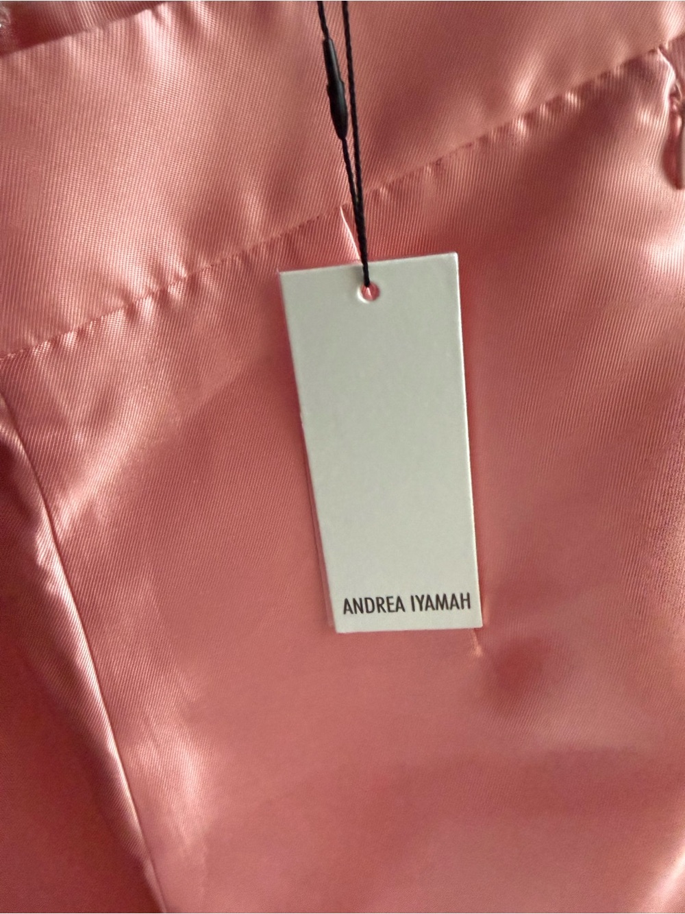 Andrea Iyamah Vasi High Waist Pants in Peach - Picture 9 of 12